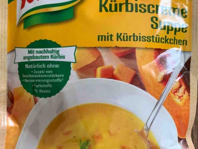 Kürbiscreme Suppe mit Kürbisstückchen von Sparkle | Hochgeladen von: Sparkle