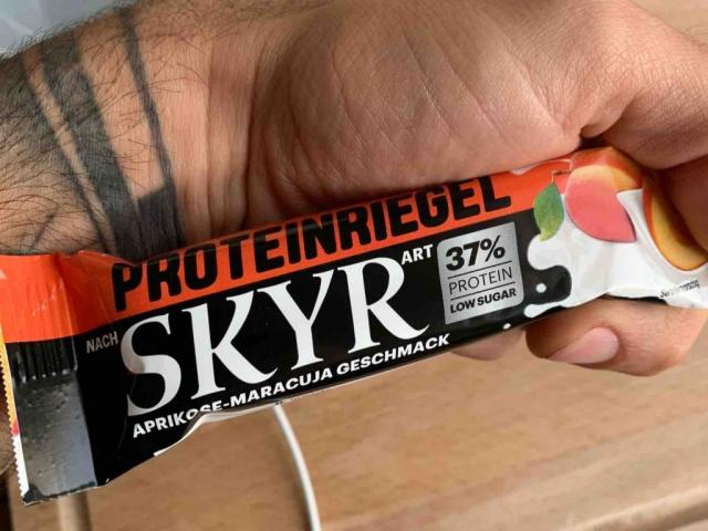 Skyr Proteinriegel, Aprikose-Maracuja-Geschmack von Reiuksa | Hochgeladen von: Reiuksa