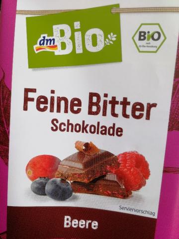 Bio Bitterschokolade, Mit Cranberry-, Himbeer- und Blaubeerstück | Hochgeladen von: kingjames0606391