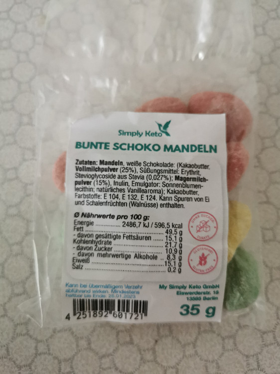 Bunte Schoko Mandeln von ledneS | Hochgeladen von: ledneS