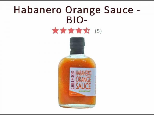 Habanero Orange Sauce BIO von fmnix | Hochgeladen von: fmnix