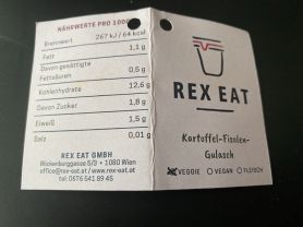Rex Eat: Kartoffel-Fisolen-Gulasch (andere Zusammensetzung) | Hochgeladen von: chriger
