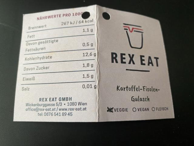 Rex Eat: Kartoffel-Fisolen-Gulasch (andere Zusammensetzung) | Hochgeladen von: chriger