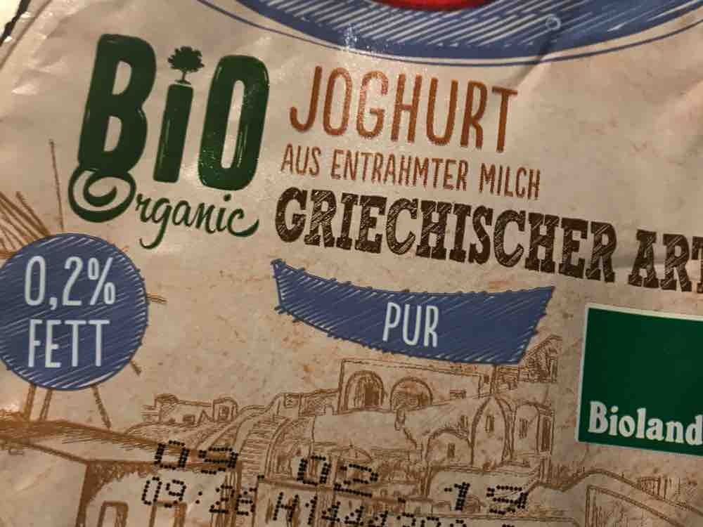Bio Organic Joghurt, griechische Art 0,2% Fett von JaBo88 | Hochgeladen von: JaBo88