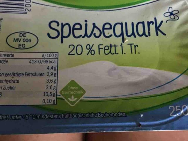Speisequark, 20% Fett i. Tr. von Badeimer | Hochgeladen von: Badeimer