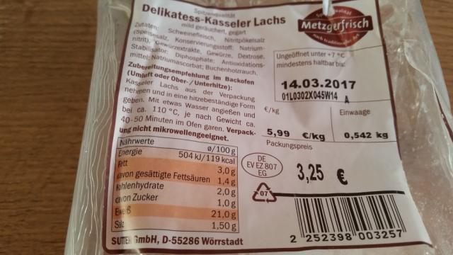 Delikatess Kasseler-Lachs | Hochgeladen von: huhn2