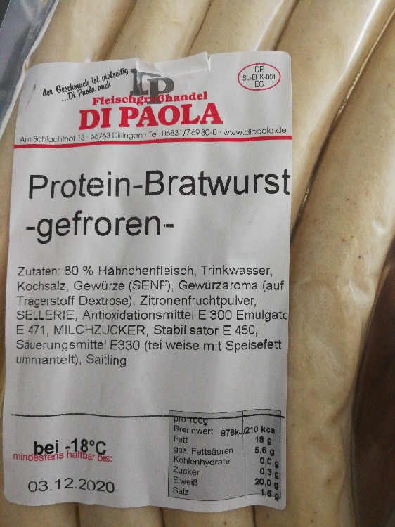Protein Bratwurst von Stephan Habmann | Hochgeladen von: Stephan Habmann