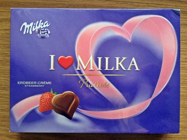 I love Milka Pralinés, Erdbeer-Rahm | Hochgeladen von: xmellixx