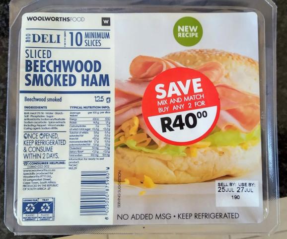 Beechwood Smoked Ham (sliced) | Hochgeladen von: suNN361