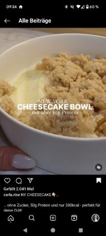 Diät Cheesecake Bowl, 300 g von maxviggy | Hochgeladen von: maxviggy