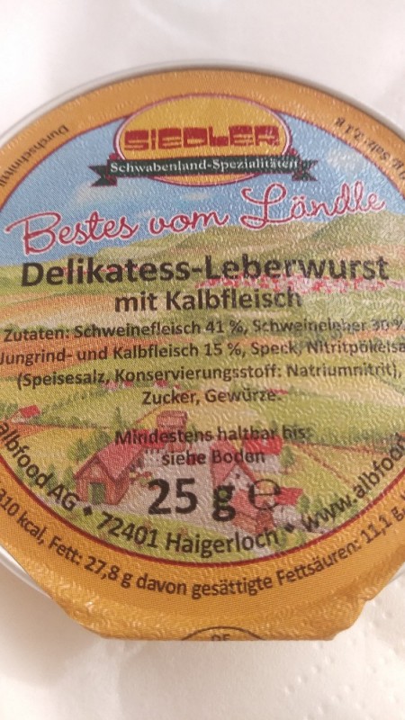 Feine Delikatess-Leberwurst von Suedelbien | Hochgeladen von: Suedelbien