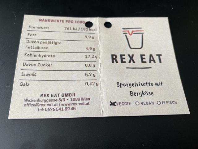 Rex Eat: Spargelrisotto mit Bergkäse | Hochgeladen von: chriger