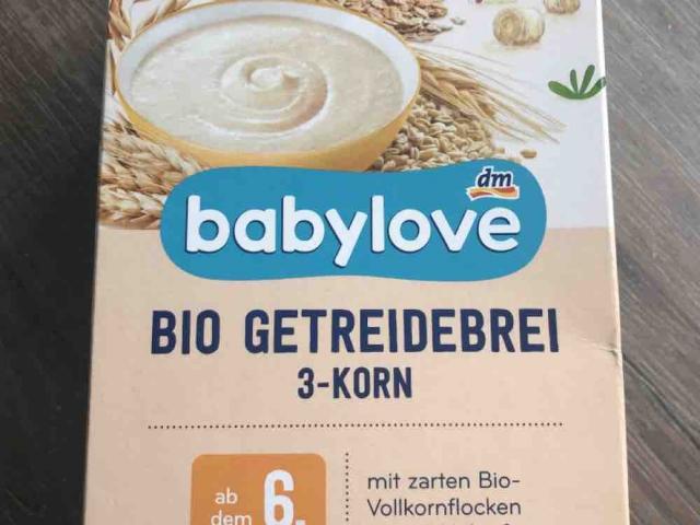 Bio Getreidebrei 3-Korn, mit zarten Bio-Vollkornflocken von Hele | Hochgeladen von: Helena2016