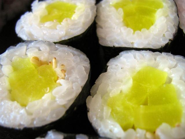 Oshinko-Maki Sushi, eingelegter Rettich | Hochgeladen von: greif