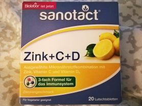 Sanotact Zink + C + D Lutschtabletten, Zitrone | Hochgeladen von: Zwiebel666