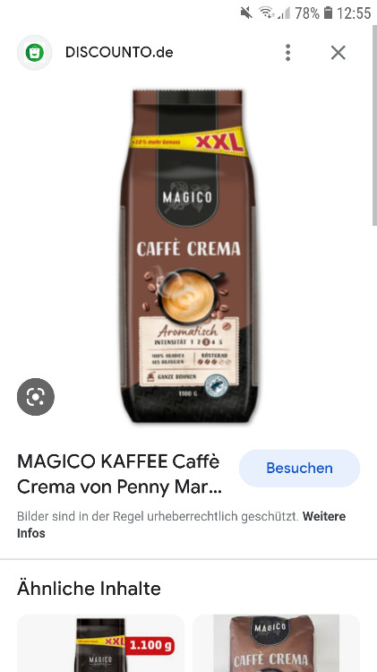 Caffé Crema, mit Milch (3,5 %) von Verena.G | Hochgeladen von: Verena.G