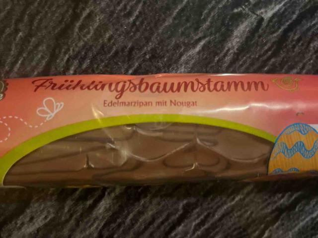 Frühlingsbaumstamm, Edelmarzipan mit Nougat von Dana1983 | Hochgeladen von: Dana1983