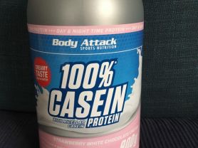 Body Attack 100% Casein Protein, Strawberry White Chocolate  | Hochgeladen von: DerStulle