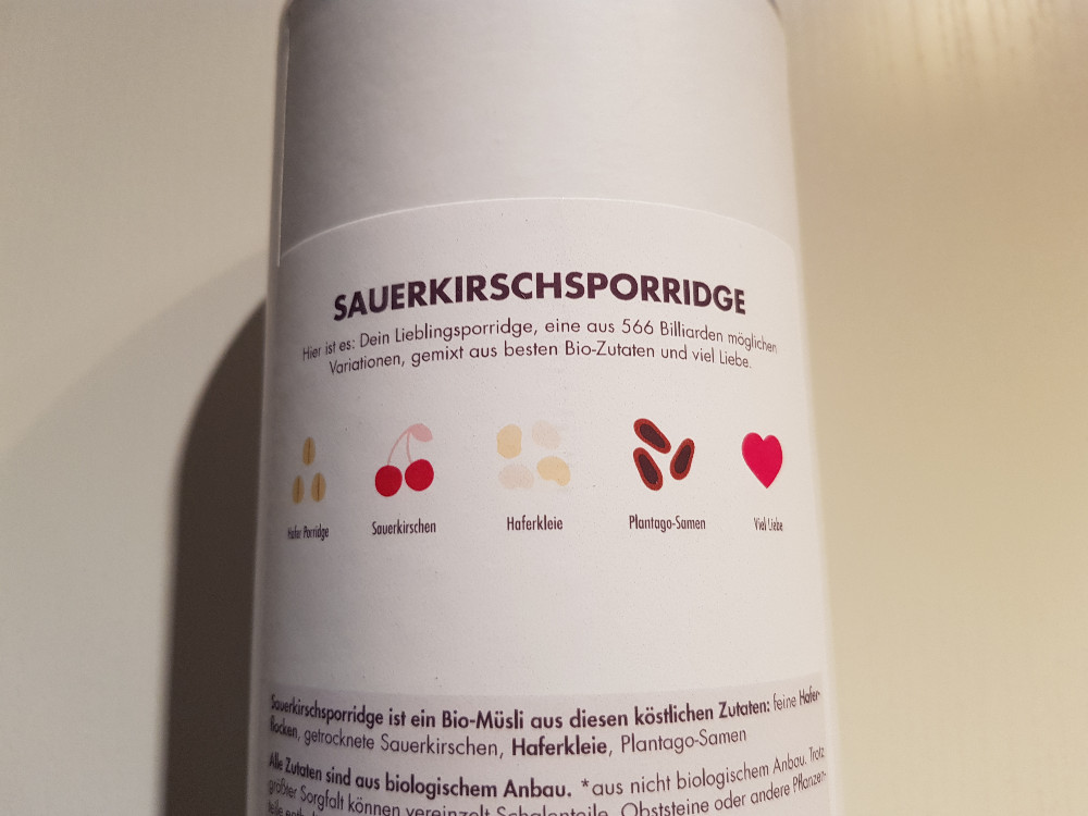 My Muesli Sauerkirschporridge von BärbelHott | Hochgeladen von: BärbelHott