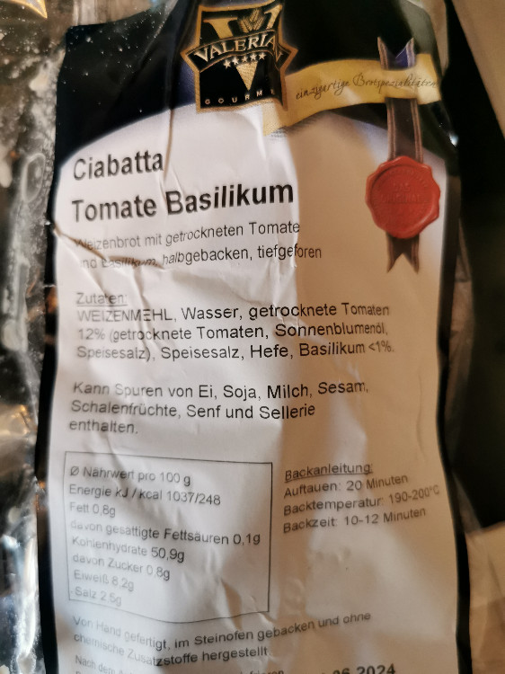 Ciabatta Tomate Basilikum von swernersen | Hochgeladen von: swernersen