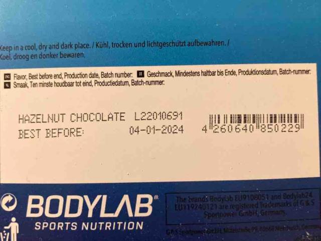 Whey Protein, Hazelnut Chocolate von buettls | Hochgeladen von: buettls