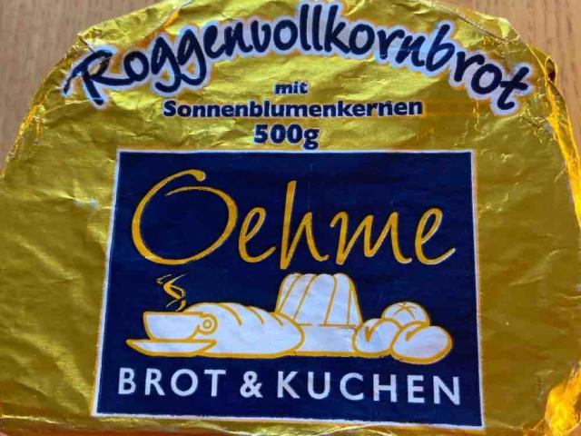 Roggenvollkornbrot Oehme, mit Sonnenblumenkernen von Erdbeerernt | Hochgeladen von: Erdbeerernte