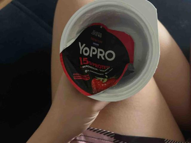 YoPro skyr strawberry by laradamla | Uploaded by: laradamla