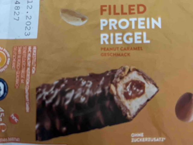 Filled Protein Riegel, Peanut Caramel von Sami242 | Hochgeladen von: Sami242