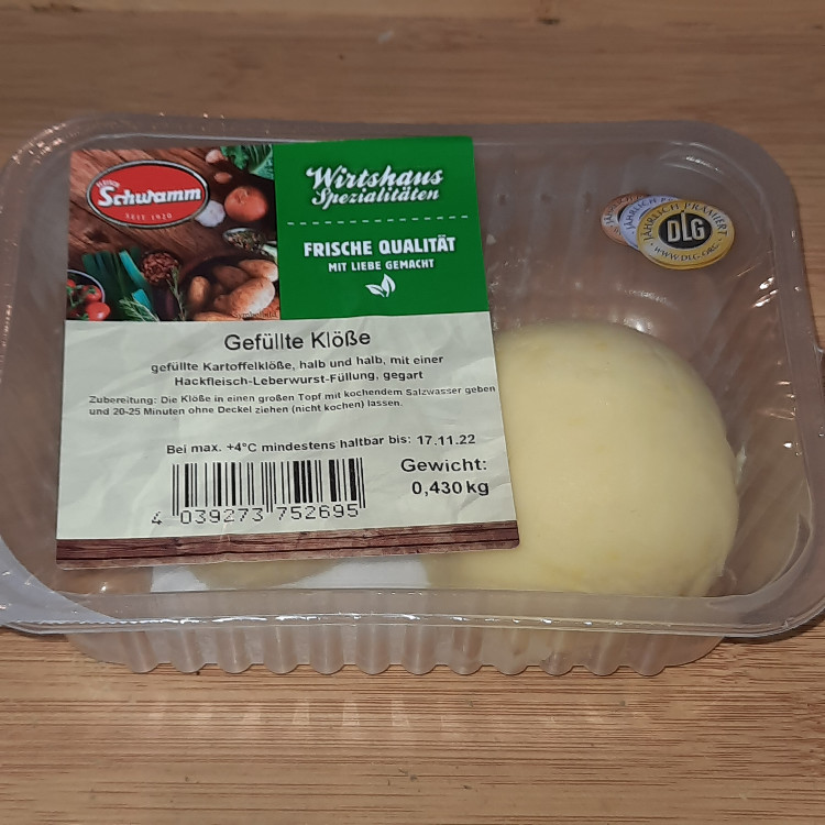 Gefüllte Klöße - Fleisch Schwamm, Hackfleisch Leberwurst Füllung | Hochgeladen von: Mobelix