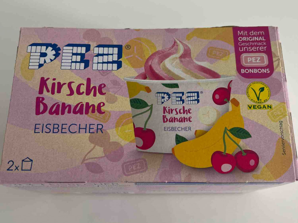 Kirsch Banane Eisbecher, vegan von saskia2710 | Hochgeladen von: saskia2710