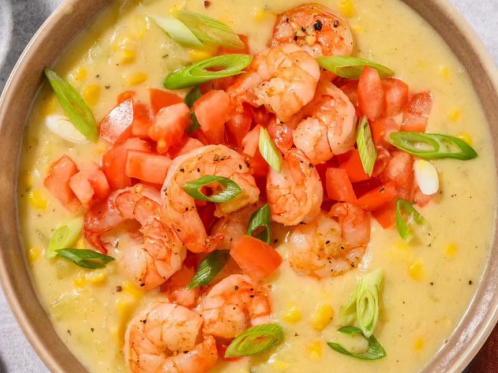 Corn Chowder: mit Knoblauch-Garnelen, Hello Fresh von zhigalenko | Hochgeladen von: zhigalenko Corn Chowder: mit Knoblauch-Garnelen, Hello Fresh von zhigalenko | Hochgeladen von: zhigalenko