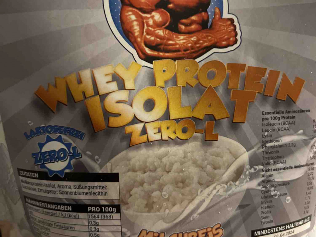 Rühls Bestes Whey Protein Isolat Zero-L, Milchreis von fre_tz | Hochgeladen von: fre_tz