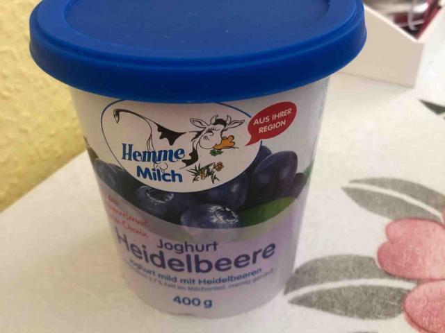 Heidelbeerjoghurt, mind. 3.7%  von Sommerwiese | Hochgeladen von: Sommerwiese