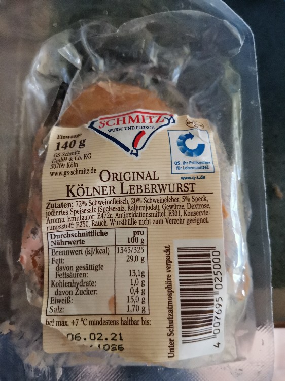 original Kölner Leberwurst, Kaufland von Grasun | Hochgeladen von: Grasun