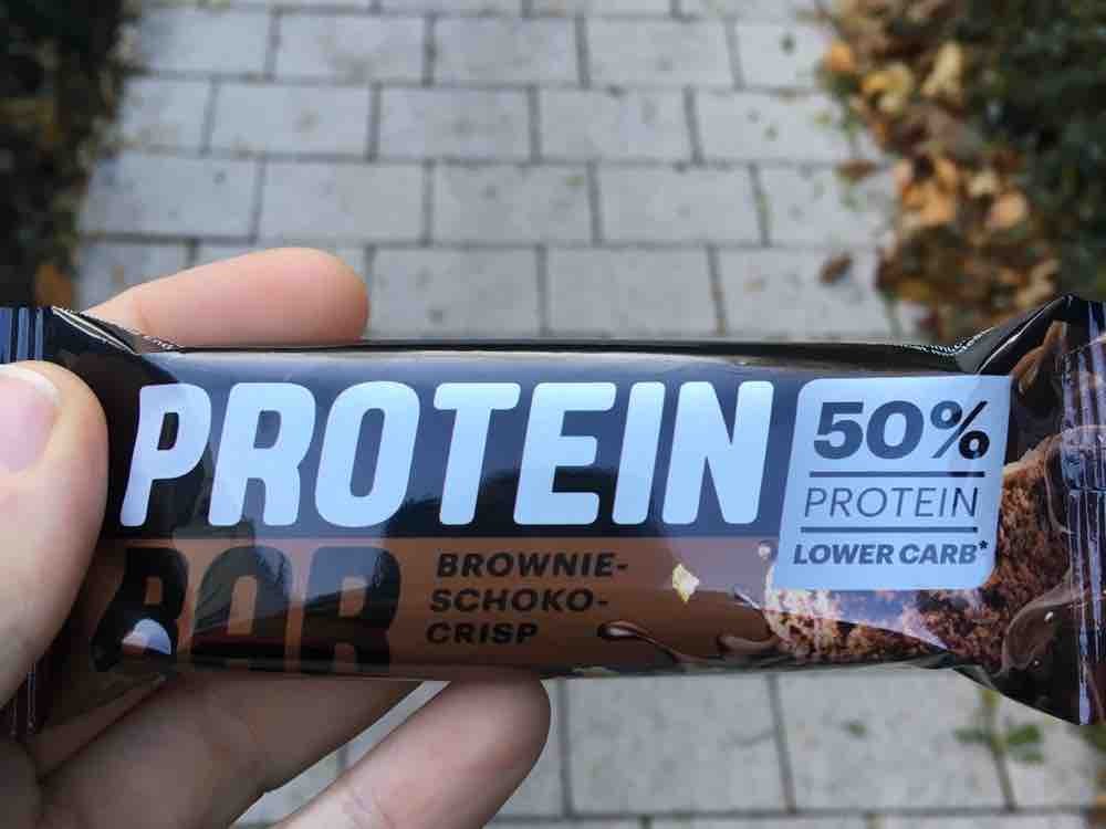 Fotos Und Bilder Von Protein Riegel Protein Bar Brownie Schoko Crisp 50 Protein Lower Carb Lidl Fddb