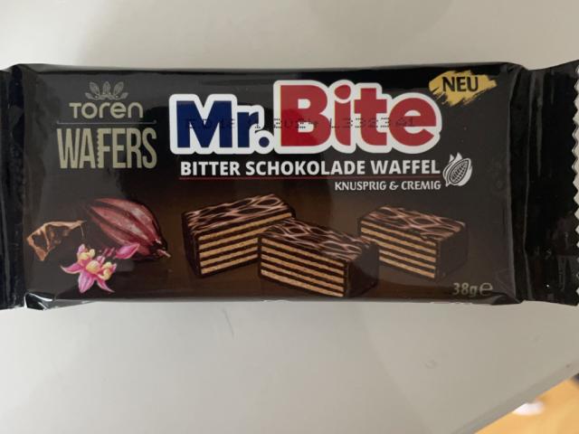 Mr. Bite Bitter Schokolade Waffel von theresaleidinger | Hochgeladen von: theresaleidinger