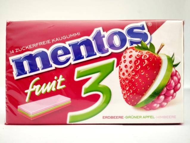 Mentos - Fruit 3: Erdbeere-Grüner Apfel-Himbeere | Hochgeladen von: micha66/Akens-Flaschenking