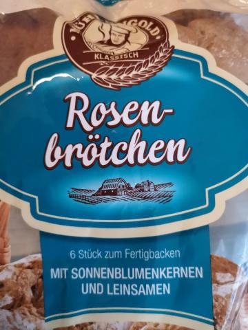 Rosenbrötchen, mit Sonnenbkumenkernen und Leinsamen von suventer | Hochgeladen von: suventer