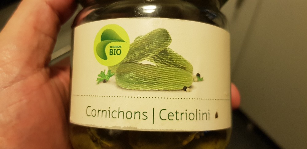 Cornichons, , saure Gurken Bio Migros von Habi | Hochgeladen von: Habi