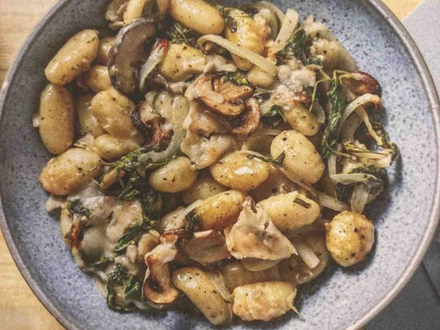 Gnocchi-Spinat-Auflauf mit Champignons von IBastiI | Hochgeladen von: IBastiI