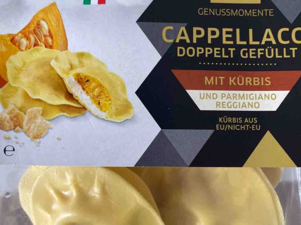 Cappellacci doppelt gefüllt (Kürbis), mit Kürbis und Parmigiano  | Hochgeladen von: anoukfhr