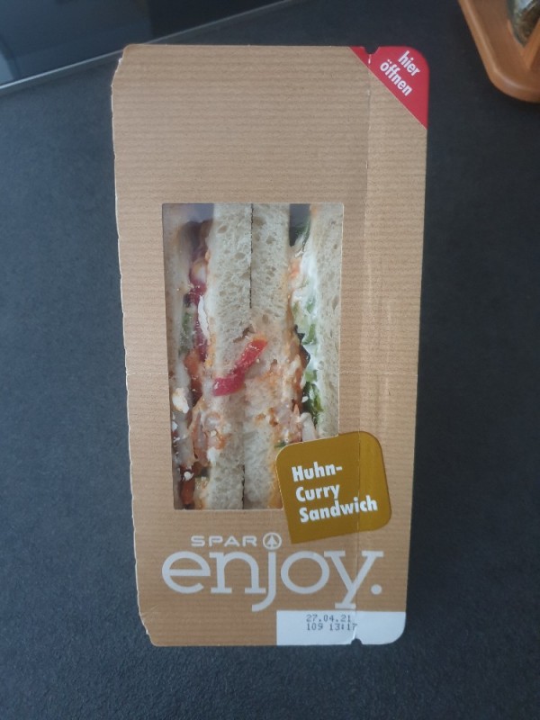 Spar Enjoy Huhn-Curry Sandwich von Gerd.klewan | Hochgeladen von: Gerd.klewan