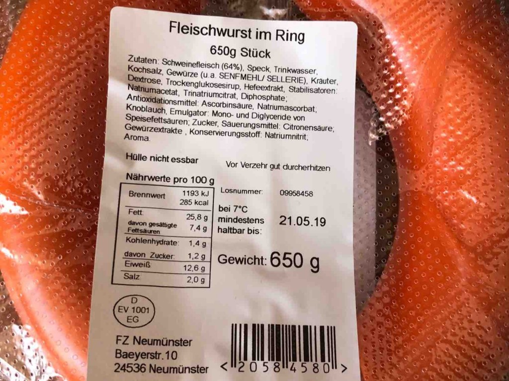Fleischwurst im Ring Hofgut von Inezh | Hochgeladen von: Inezh