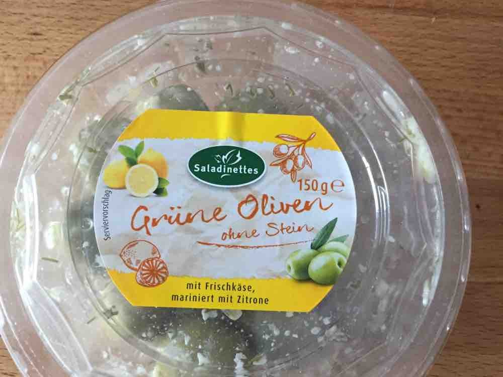 Grüne Oliven, mit Frischkäse, mariniert mit Zitrone von phibo94 | Hochgeladen von: phibo94