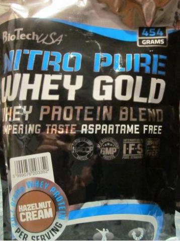 Bio Tech USA Nitro Pure Whey Gold Whey Protein Blend, Hazeln | Hochgeladen von: Rübes