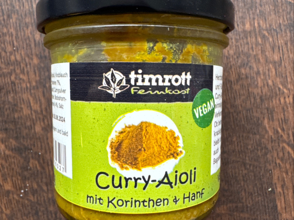 Curry-Aioli, mit Korinthen & Hanf von 374819472849 | Hochgeladen von: 374819472849