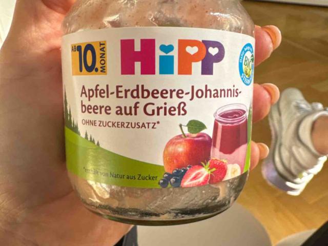 Apfel Erdbeere Johannisbeere auf Grieß von julestraining | Hochgeladen von: julestraining