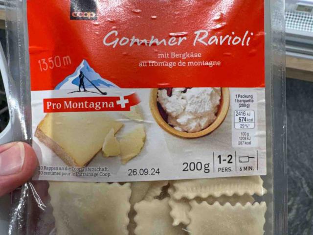 Gommer Ravioli, Bergkäse von Zuphil | Hochgeladen von: Zuphil