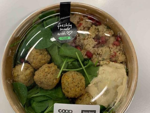Hartweizengriess-Salat mit Kichererbsen und Hummus von DebbieF | Hochgeladen von: DebbieF