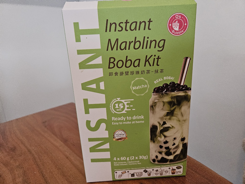 Instant Marbling Boba Kit (Matcha), vegan von redqueen | Hochgeladen von: redqueen